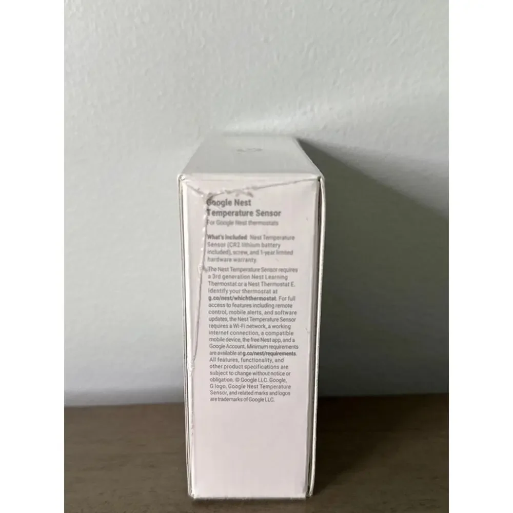 Google Nest T5000SF Temperature Sensor White New In Box